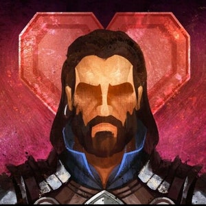 Dragon Age Blackwall Romance Tile Cross Stitch Pattern