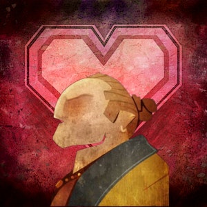 Dragon Age Varric Romance Tile Cross Stitch Pattern