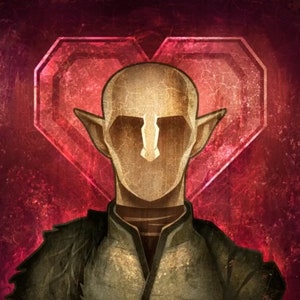 Dragon Age Solas Romance Tile Cross Stitch Pattern