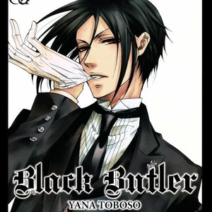 Black Butler Kuroshitsuji Sebastien Cross Stitch Pattern
