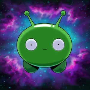 Final Space Mooncake Cross Stitch Pattern