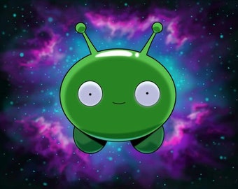 Patrón de punto de cruz de pastel de luna espacial final