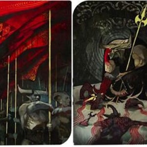 Dragon Age Iron Bull Cartas Del Tarot Patrones De Punto De Cruz