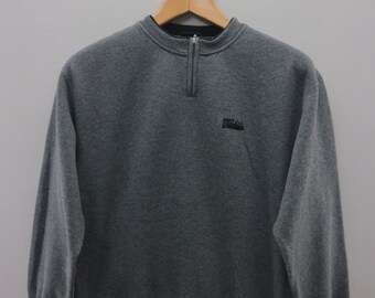 Vintage Roxy Minimalist Logo Sweatshirt Surf Surfing Sport Aloha Hawaii Sweater Size L