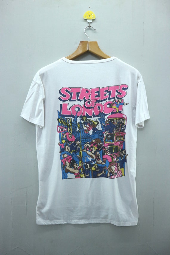 Vintage Streets of London Big Print T 