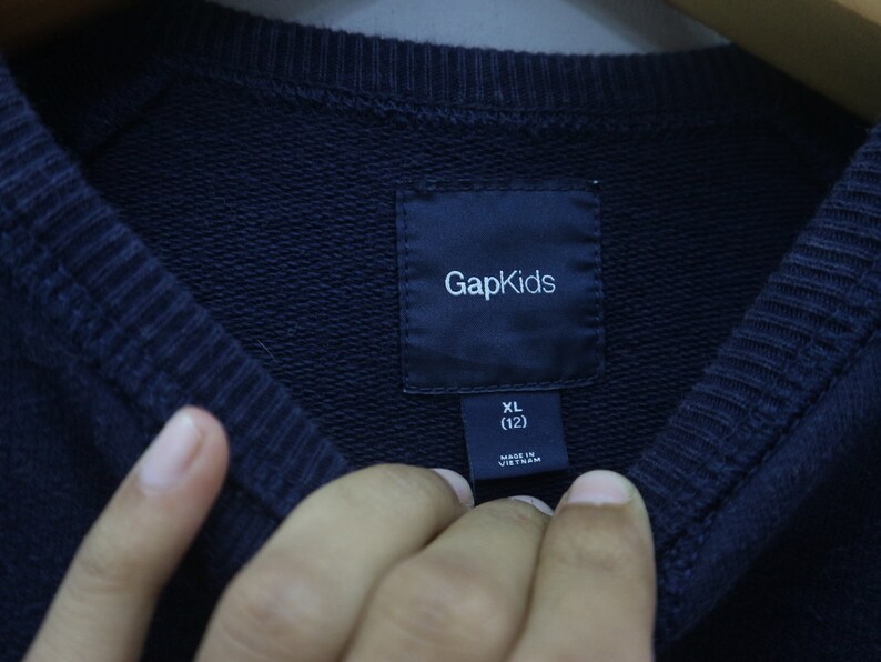 Vintage GAP Big Logo Pull Over Sweatshirt Designer Fashion Sweater Size XL