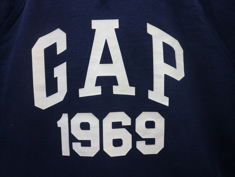 Vintage GAP Big Logo Pull Over Sweatshirt Designer Fashion Sweater Size XL