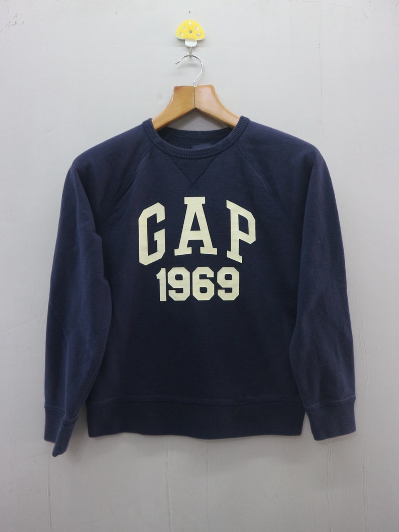 Vintage GAP Big Logo Pull Over Sweatshirt Designer Fashion Sweater Size XL
