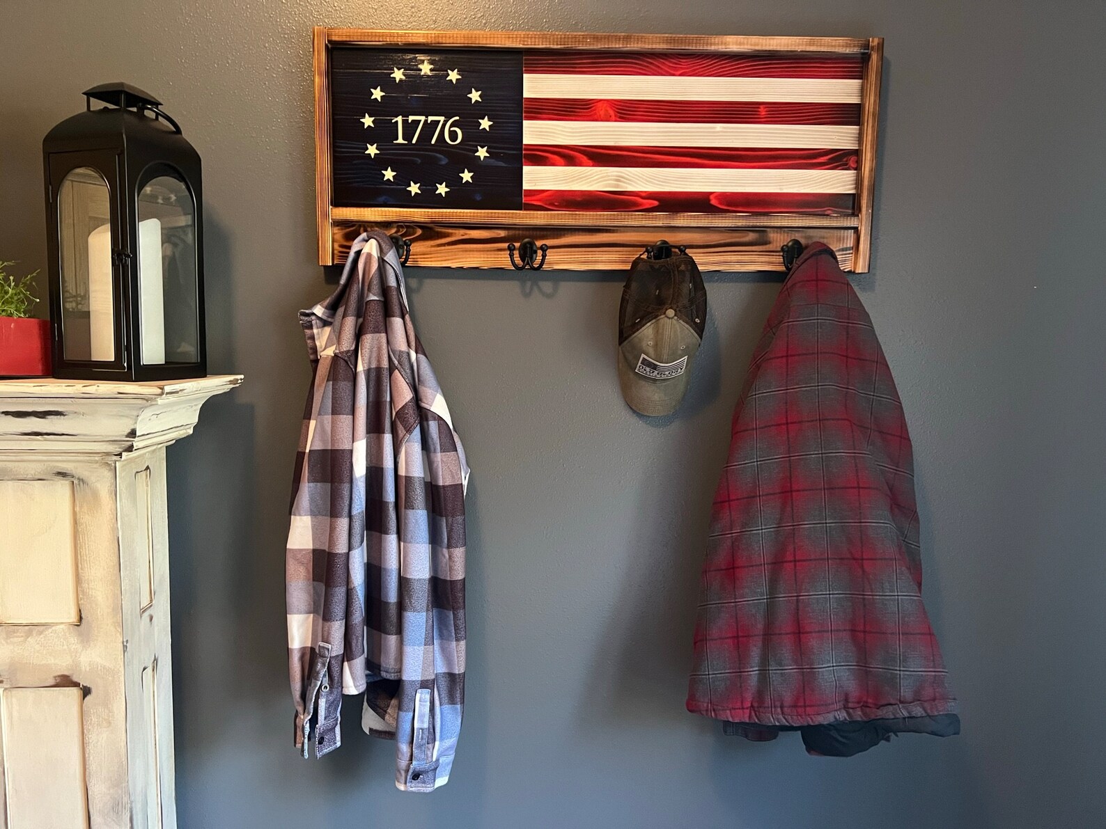 Hat Rack 1776 The Origianl Betsy Ross 1776 Coat/hat Rack 39