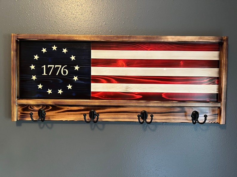 Hat Rack 1776 The Origianl Betsy Ross 1776 Coat/hat Rack 39