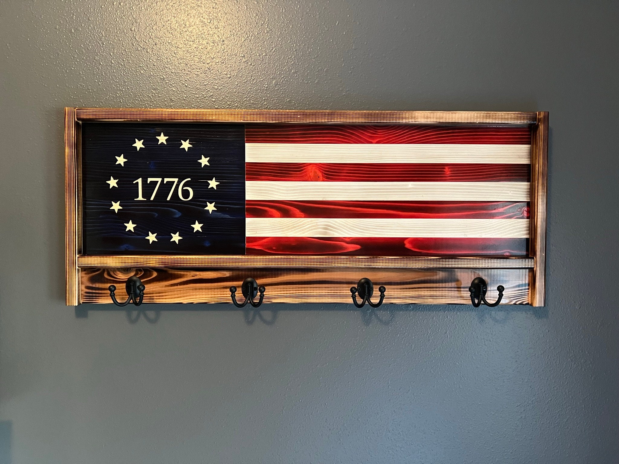 Hat Rack 1776 The Origianl Betsy Ross 1776 Coat/hat Rack 39