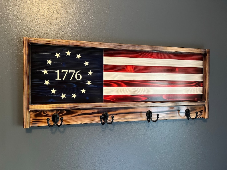 Hat Rack 1776 The Origianl Betsy Ross 1776 Coat/hat Rack 39