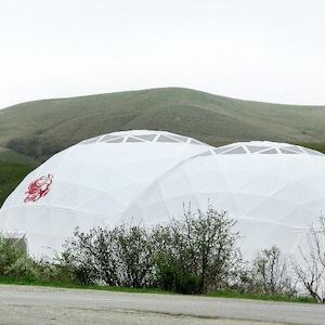 Geodome 9m, Geodetische koepel, Geodetisch huis, Glamping, koepelhuizen, koepelhuizen, tentkoepels