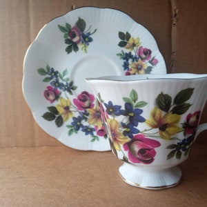 Royal Albert, Tea Cup & Saucer, Made in England - 1960&#39;s - Please See Description for Details
