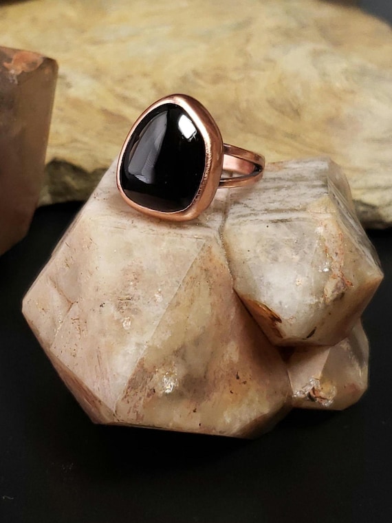 アパッチの涙の黒曜石の指輪 - Etsy 日本 アパッチの涙の黒曜石の指輪 - Etsy 日本