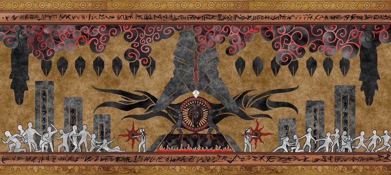 Original Digital Art Mural