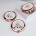 Compact Mirror Wedding Favors|Rose Gold Mirror| Compact Mirror Personalized |Bridesmaid Gifts| Pocket Mirror-Bridesmaid Proposal Gift 