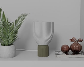 Lámpara de mesa impresa en 3D Ribbello, moderna - Decoración minimalista del hogar
