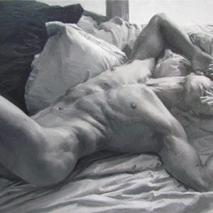 Male nude,Nude man,Nude art,Naked Man Art,Nude Oil Painting,Nude painting,Naked man body,Male torso,Figure oil painting
