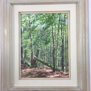 Original, Framed, Signed Impressionist Style Oil Painting on Linen