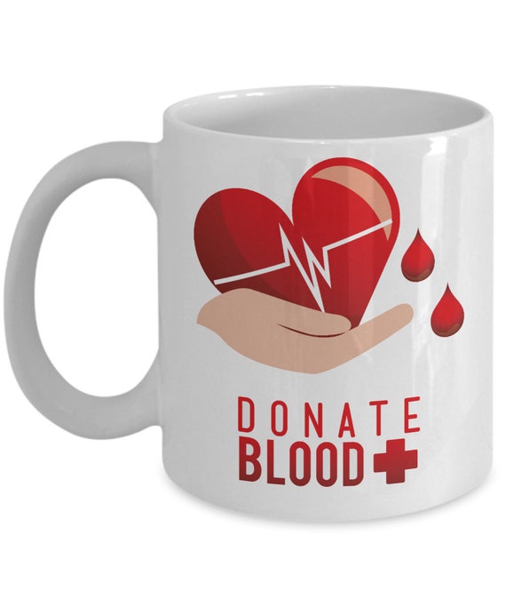 Donate Blood Gift Mug Mug for donating blood Gift for Etsy