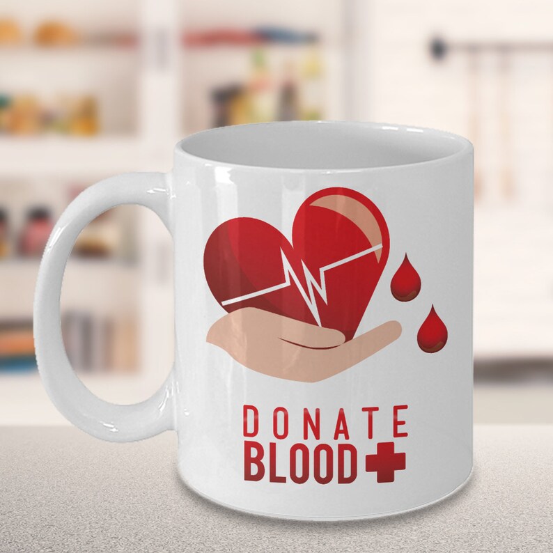 Donate Blood Gift Mug Mug for donating blood Gift for Etsy