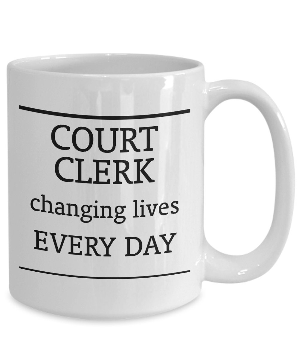 Gift for court clerk court clerk gift mug gift for court Etsy
