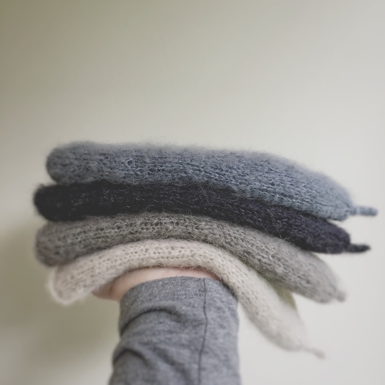 Knit Winter Hat Choose your Color Luxury Alpaca Hat Hand Knit Womens Beanie