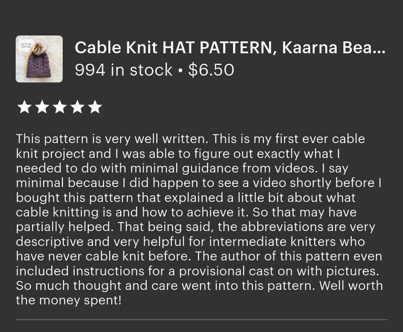 Cable Knit Hat KNITTING PATTERN, Kaarna Beanie, PDF Download - Etsy