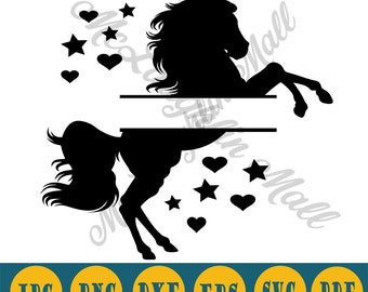 Download Horse Monogram Svg Etsy