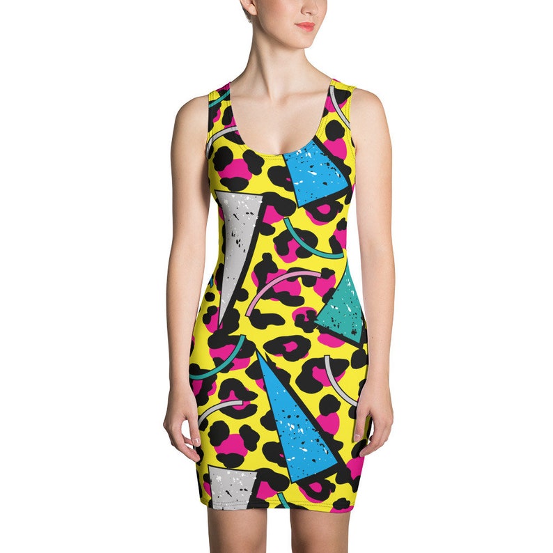 Animal Print Dress Leopard Print Dress Etsy