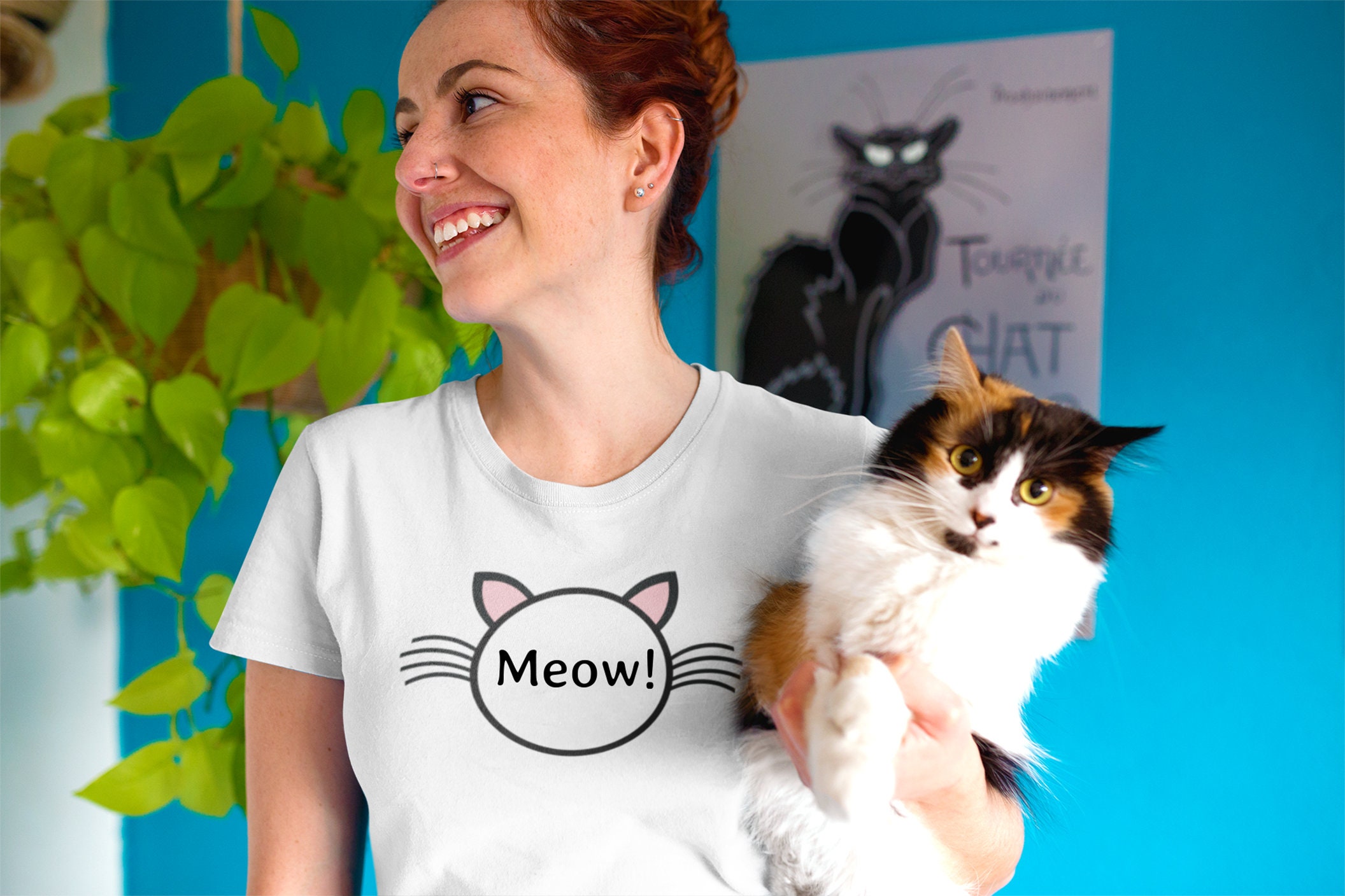 Cat Monogram Cat SVG Bundle Cat Cut File Bundle Feline Etsy