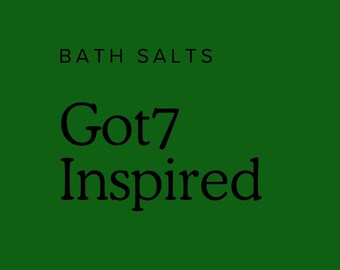 Kpop Inspired Bath Salts