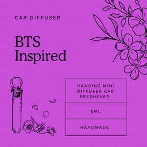 Kpop Inspired Car Diffuser