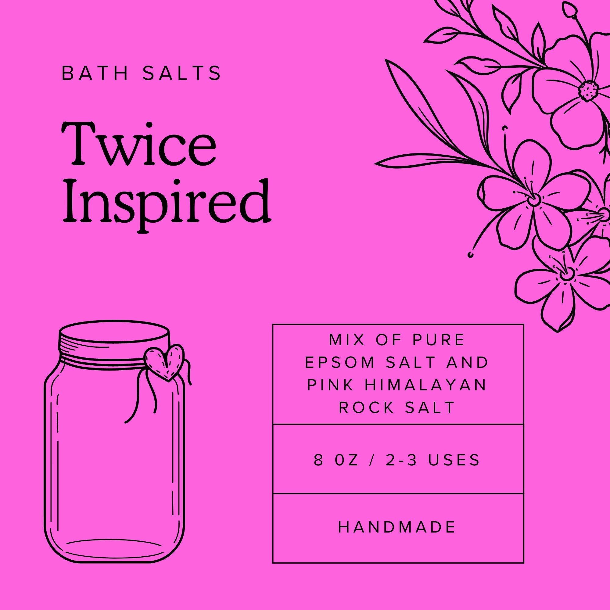Kpop Inspired Bath Salts