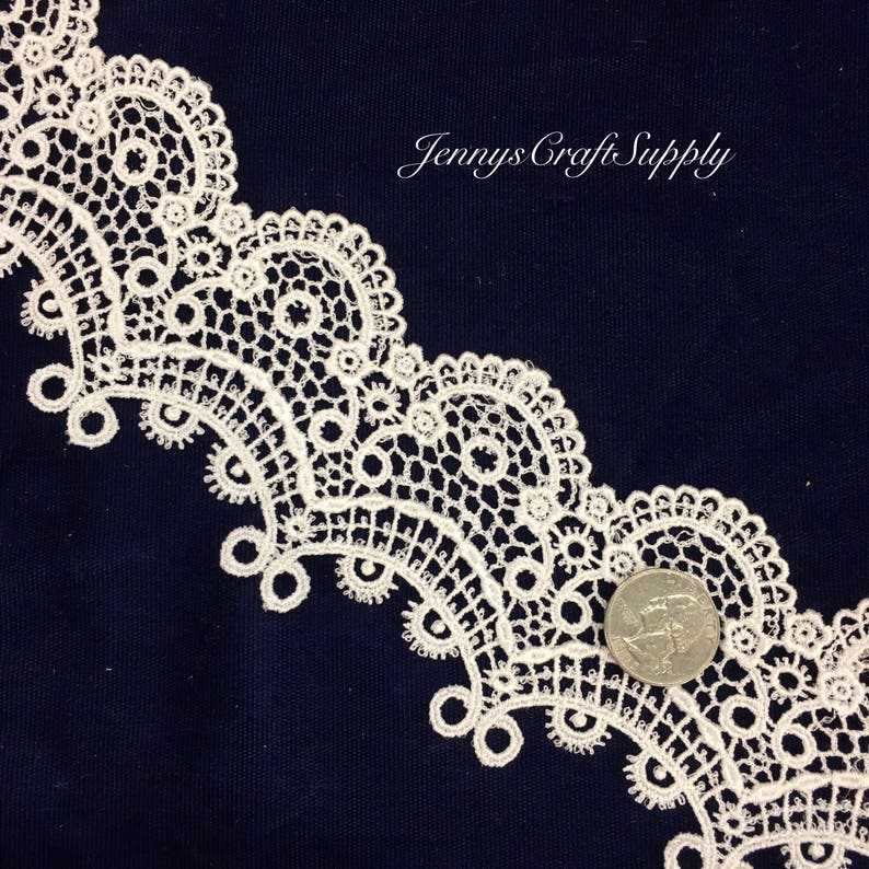 white lace trim by the yard
