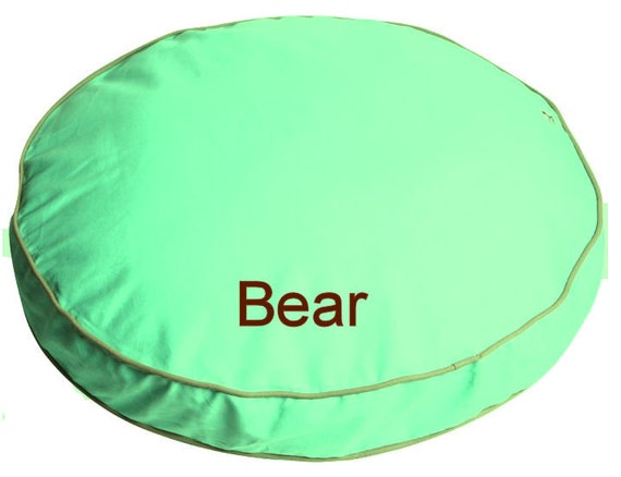 Pale Green Dog Bed Cover Personalized Dog Bed Duvet Cover Etsy