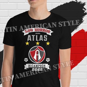Zorros del Atlas Campeon 2022 playera Bicampeon  Futbol Mexicano Short-Sleeve Unisex T-Shirt