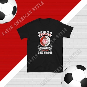 Los Diablos Rojos del Toluca Futbol Mexicano Soccer Fan Papa Toluca Short-Sleeve Unisex T-Shirt