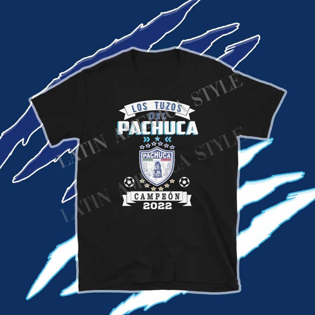 Playera Tuzos Del Pachuca Campeones 2022 Futbol Mexicano Fan Short
