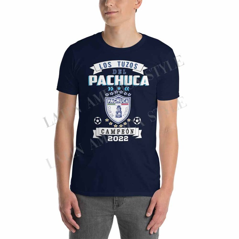 Playera Tuzos Del Pachuca Campeones 2022 Futbol Mexicano Fan Short