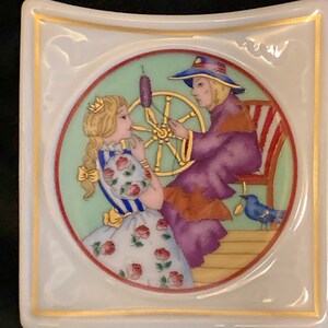 Hutschenreuther China Sleeping Beauty Candlestick