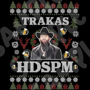 luis r conriquez, HDSPM, Trakas, chandail de Noël moche fichier PNG, fond transparent, fichier numérique