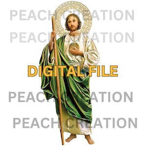 San Judas Tadeo PNG File, Ready to Download *READ DISCRIPTION* Transparent Background