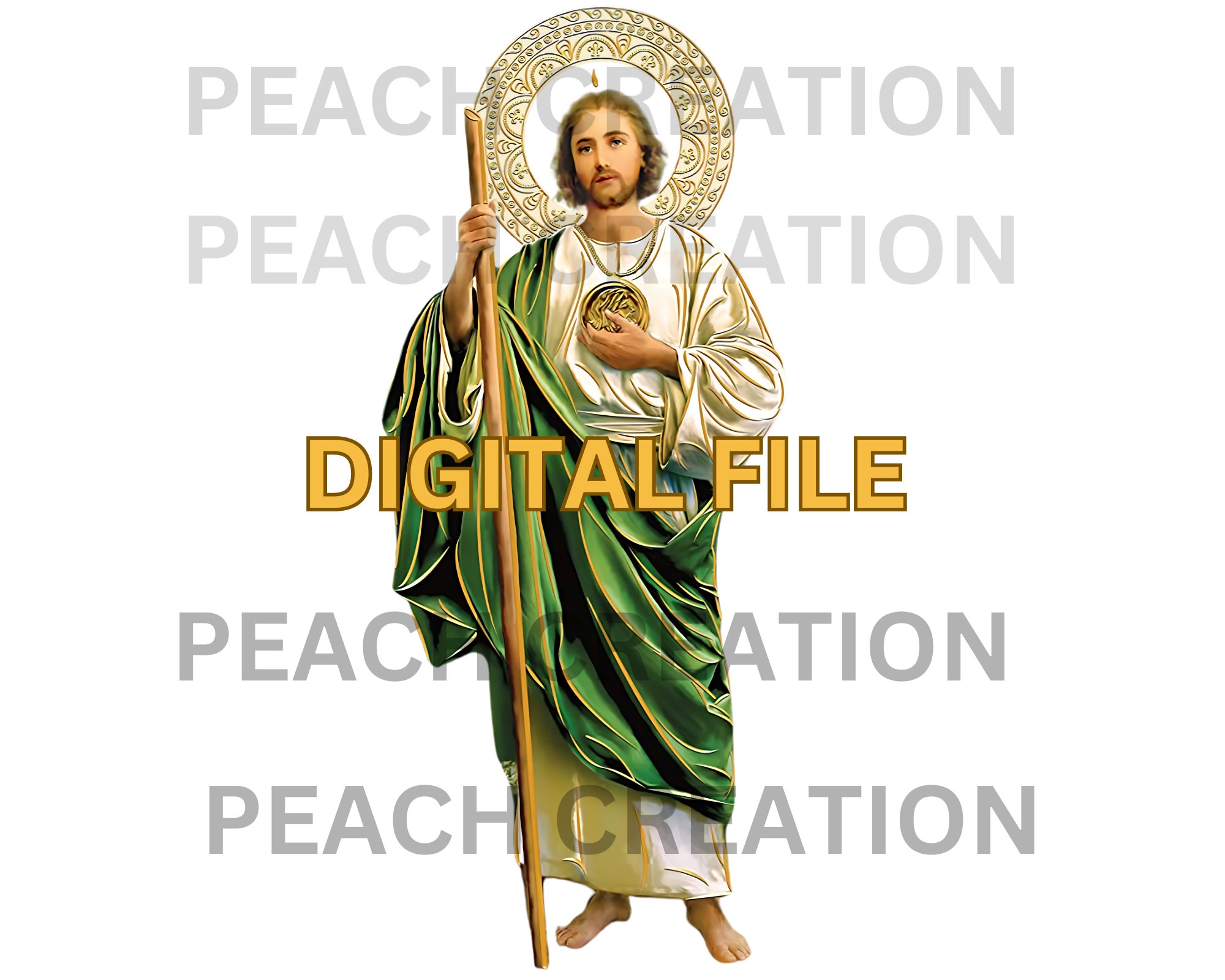 San Judas Tadeo PNG File, Ready to Download *READ DISCRIPTION* Transparent Background