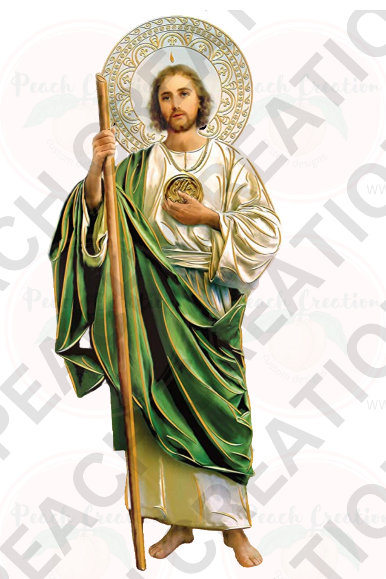 Archivo Png De San Judas Tadeo Listo Para Descargar Leer Etsy México