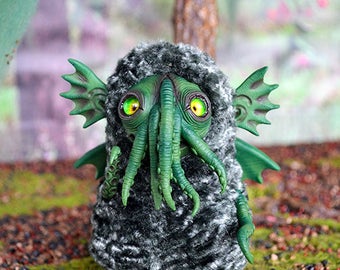 Cthulhu art doll art toy handmade ooak Fantasy Creature