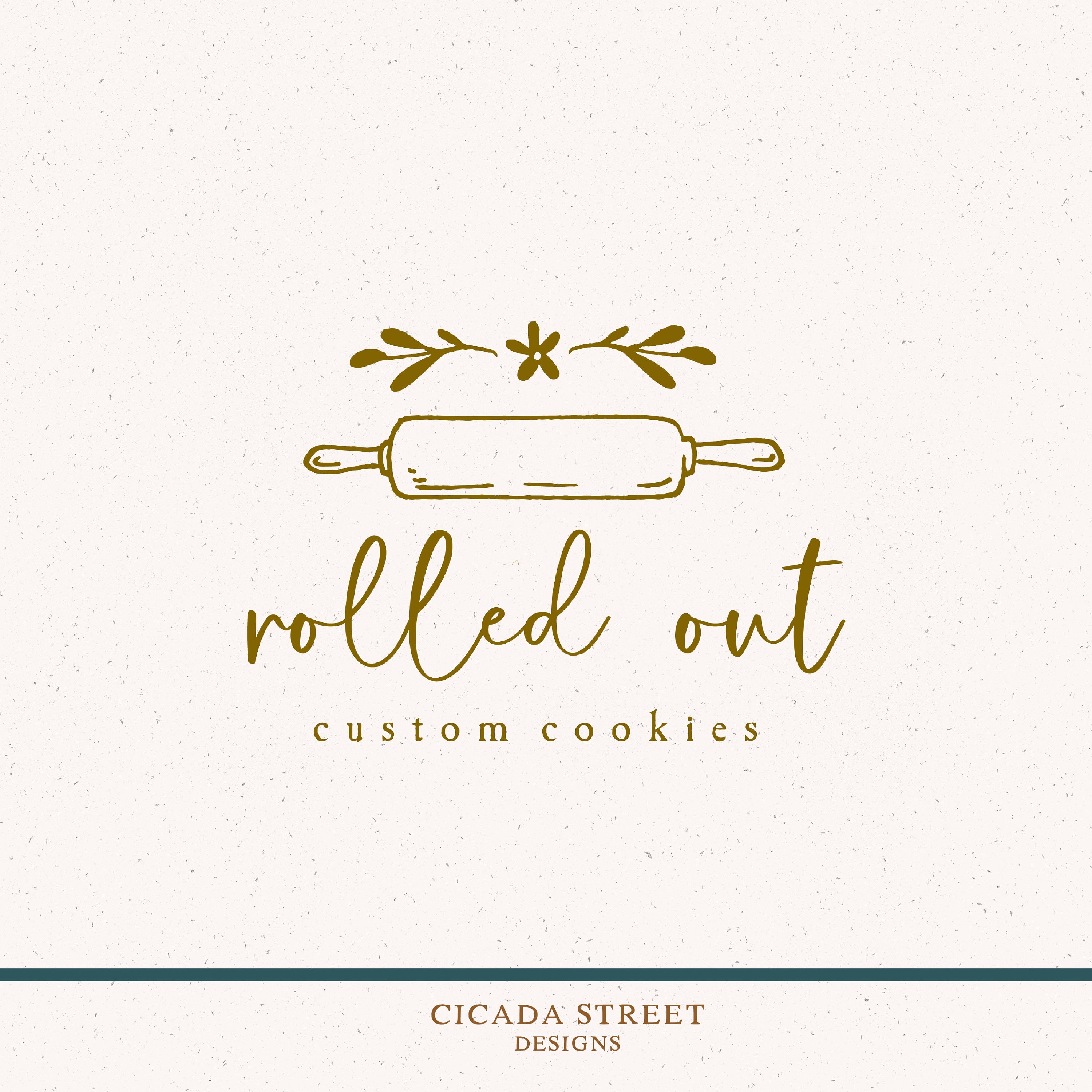 ROLLING PIN LOGO Logo Design Premade Logo Logo Kitchen Etsy
