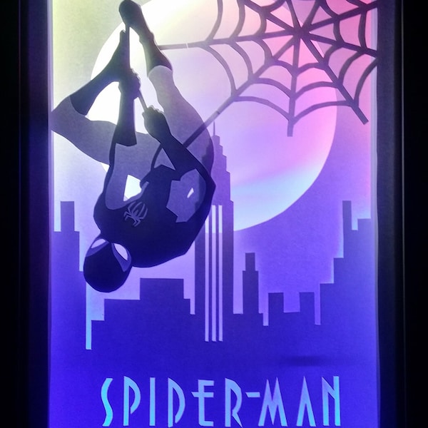 Hero Series 1A [A4, 9x9 inch] - Paper Cutting Light Box Template files