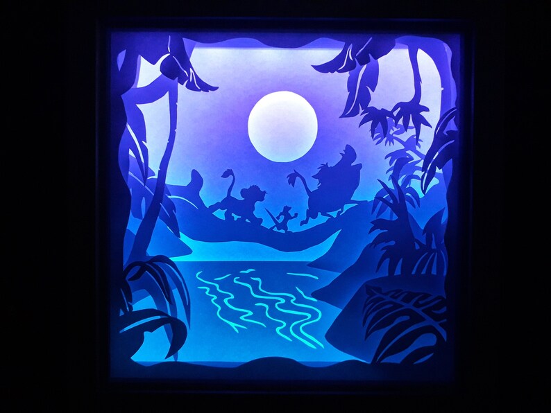 Free Free Lion King Shadow Box Svg 179 SVG PNG EPS DXF File